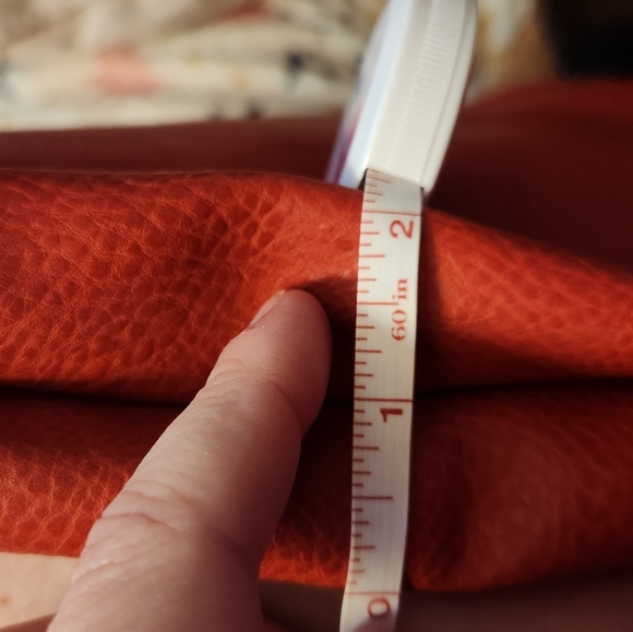 NWOT Red Cross Stitch *faux leather* Purse - Picture 14 of 16